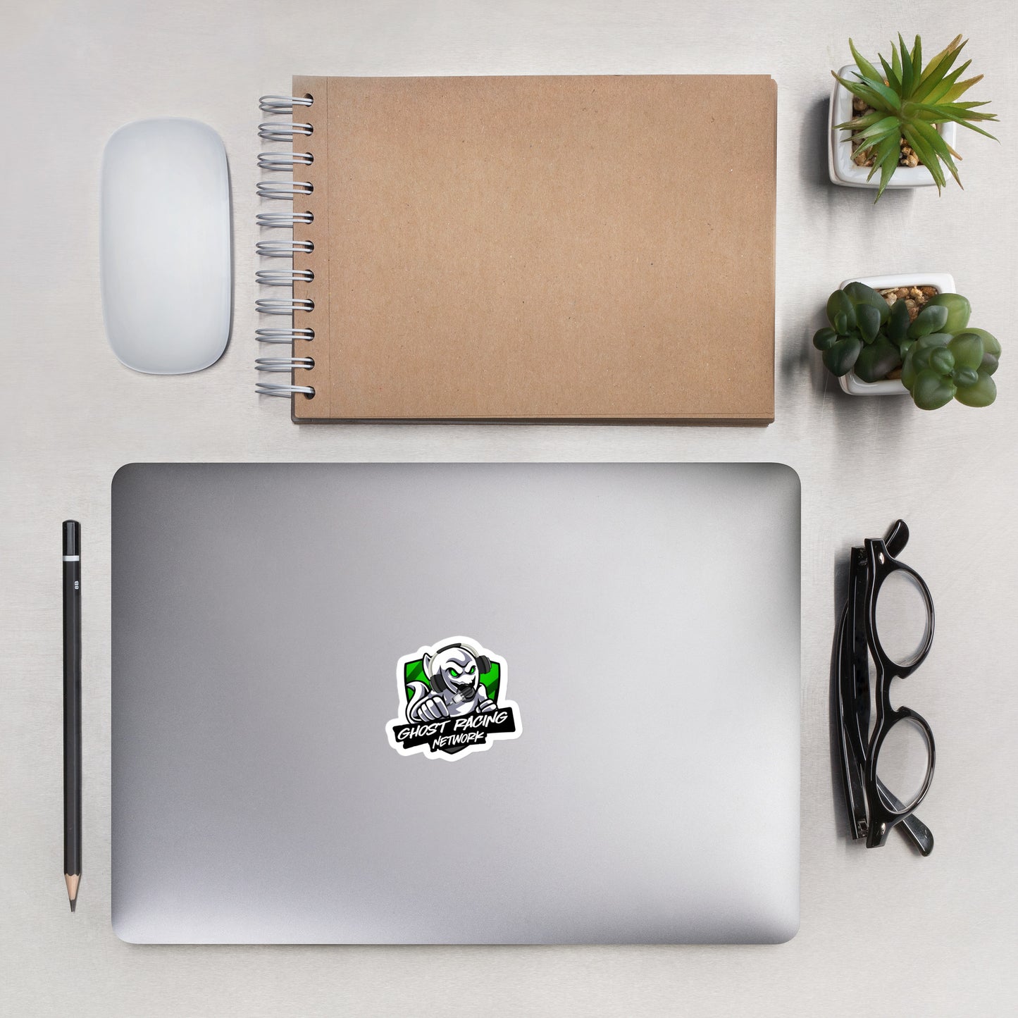 Green Ghost Racing Network Sticker
