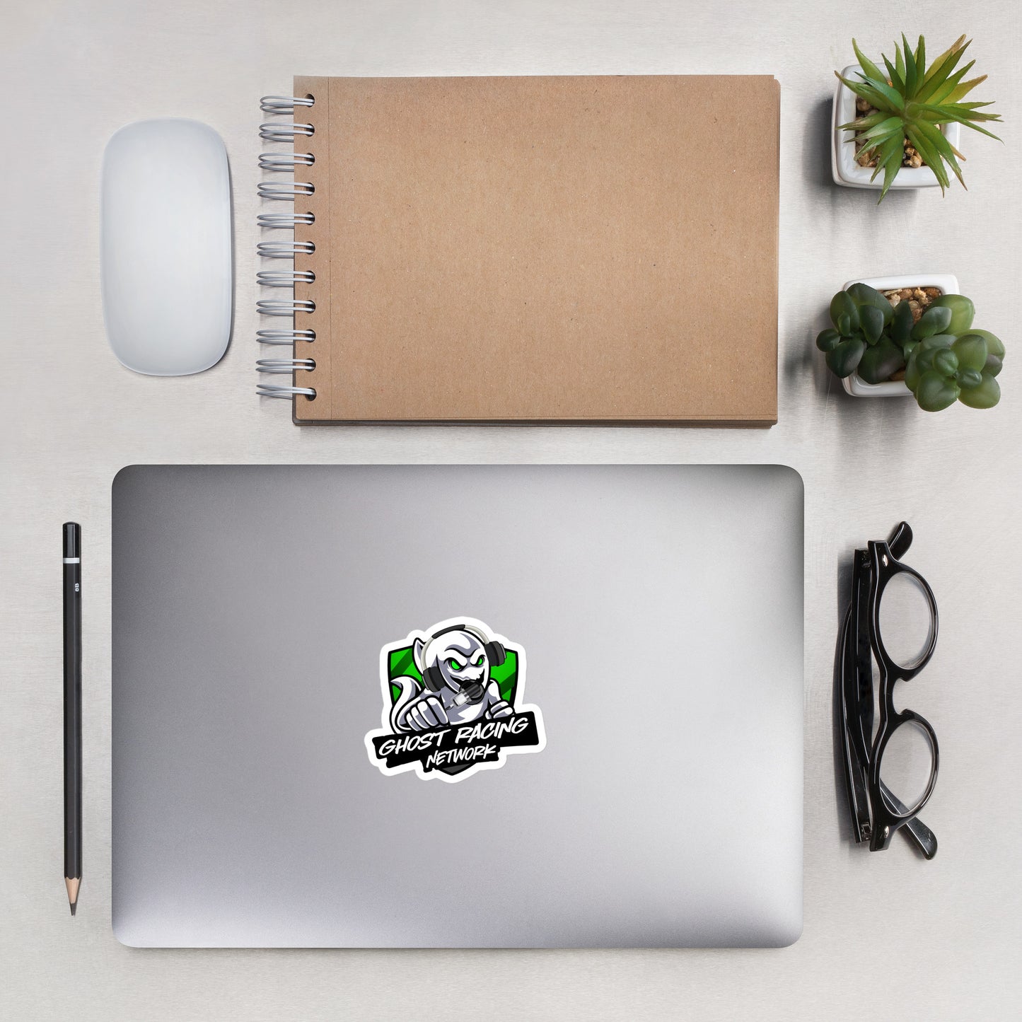 Green Ghost Racing Network Sticker