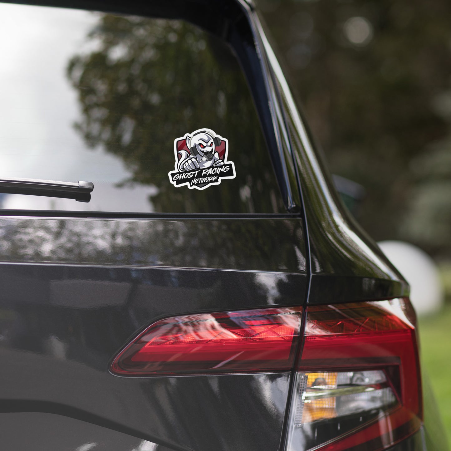 Ghost Racing Network Sticker