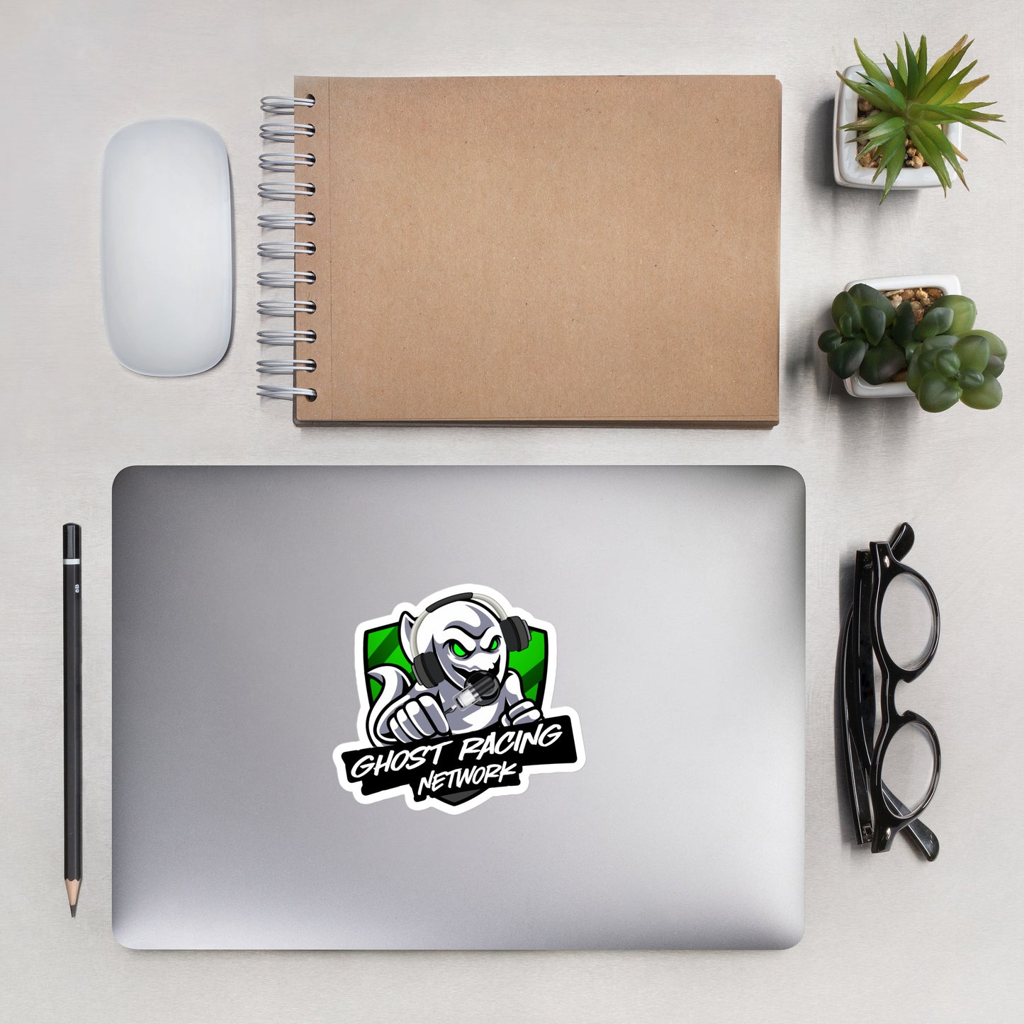 Green Ghost Racing Network Sticker