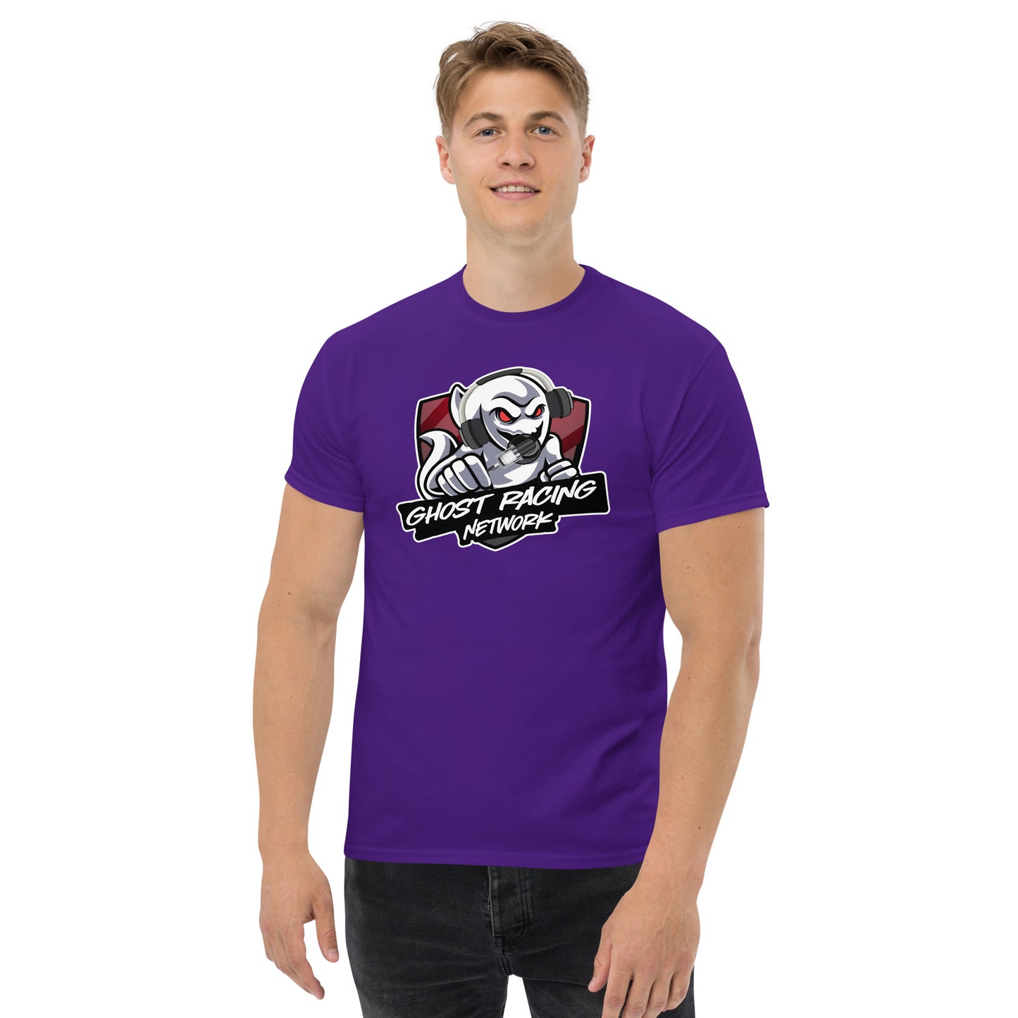 Ghost Racing Network Men’s Classic Tee | Gildan 5000