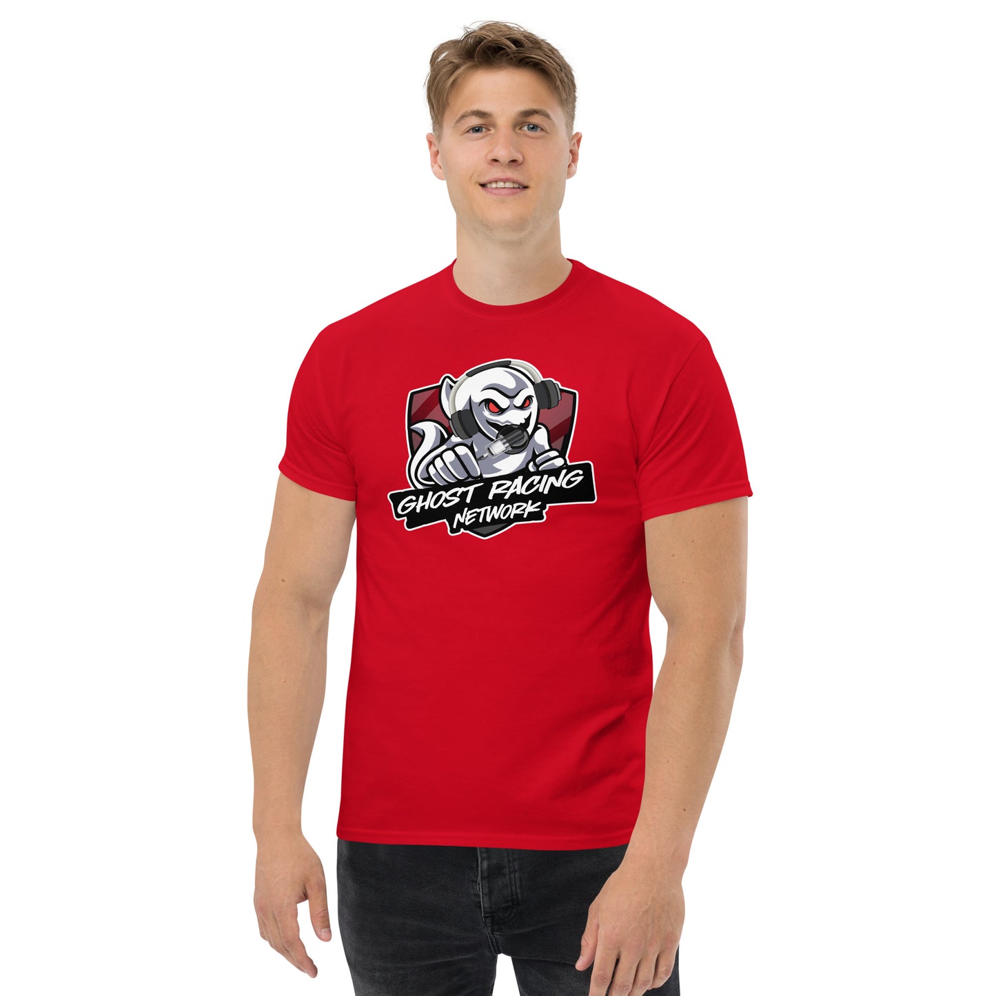 Ghost Racing Network Men’s Classic Tee | Gildan 5000