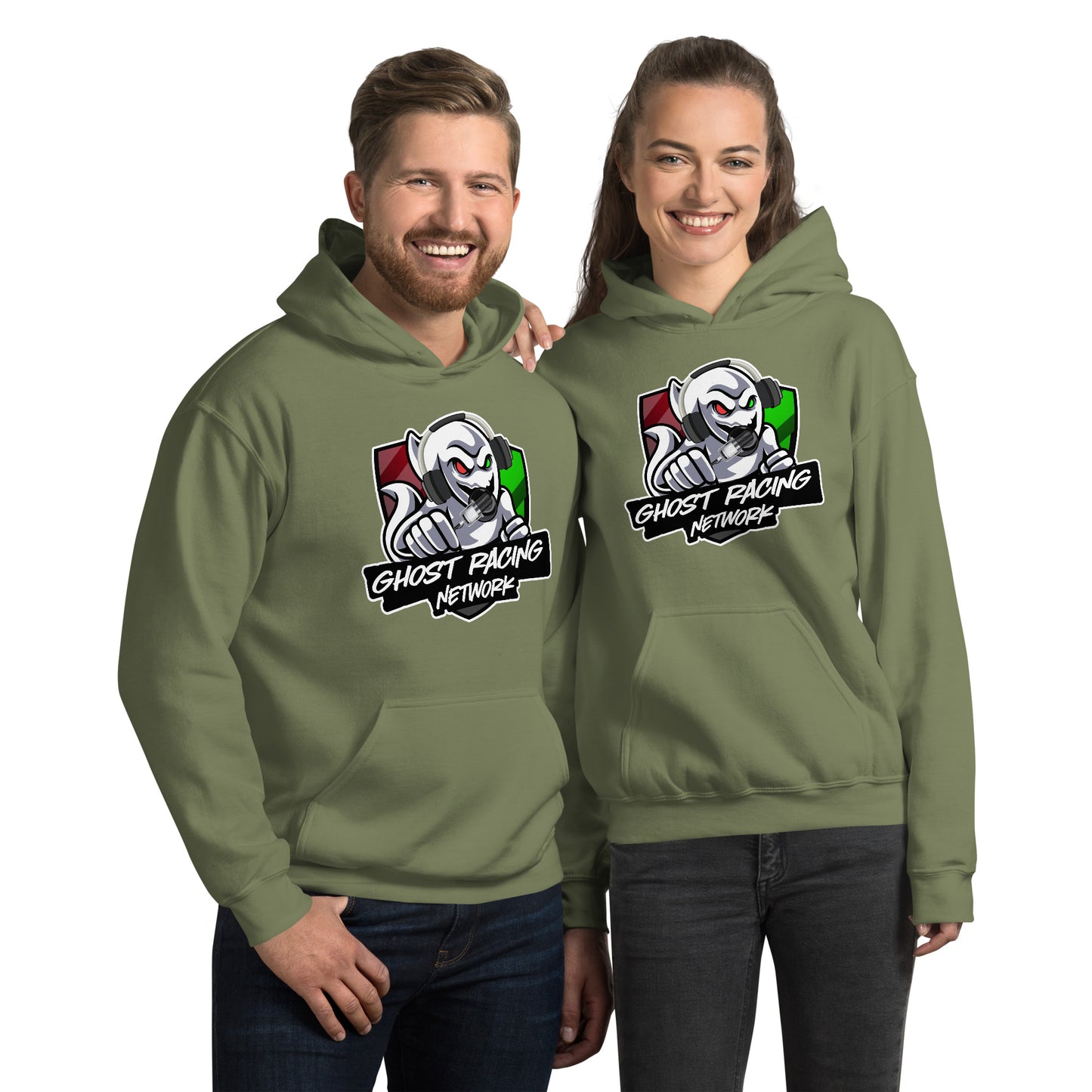 Mixed Ghost Racing Network Unisex Hoodie | Gildan 18500