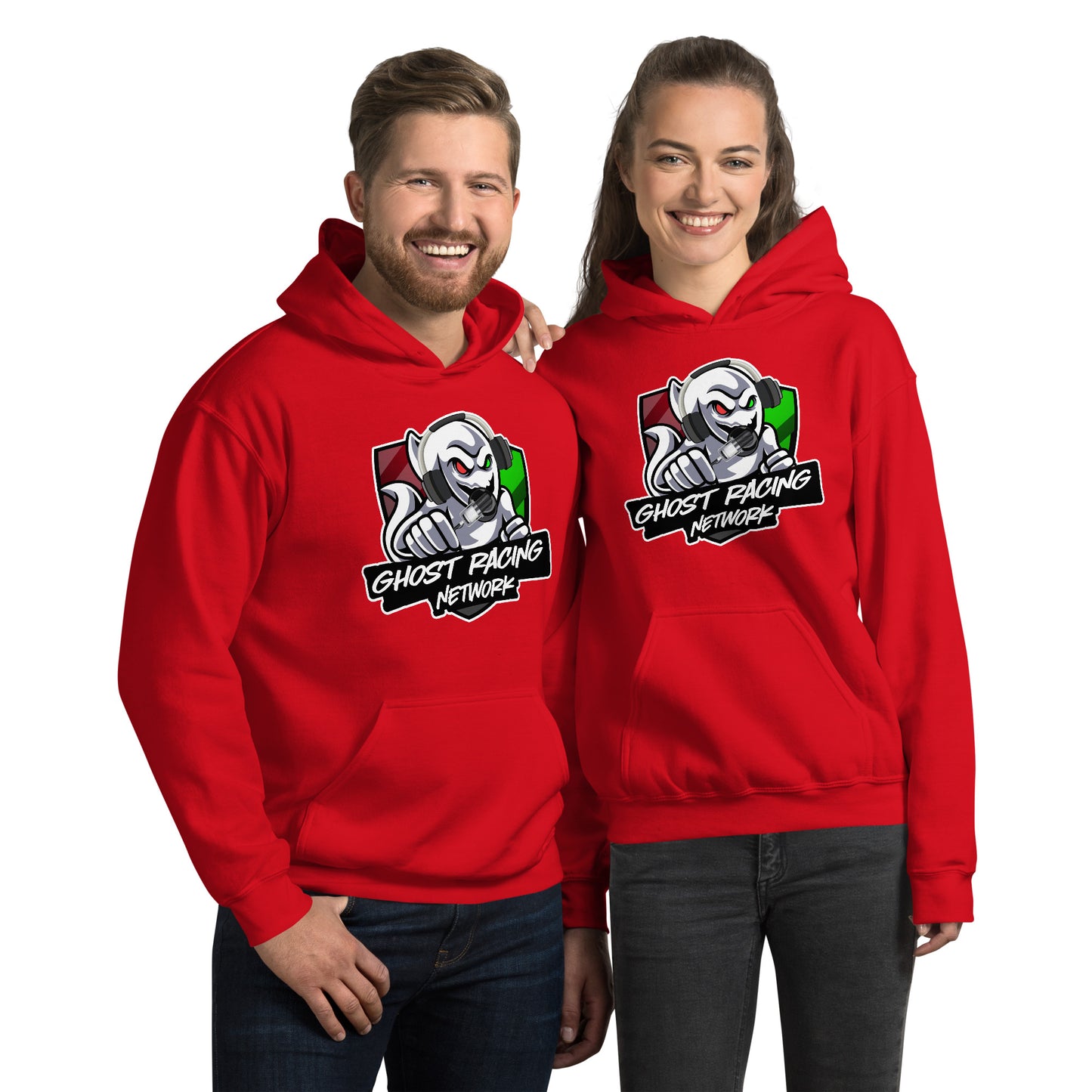 Mixed Ghost Racing Network Unisex Hoodie | Gildan 18500