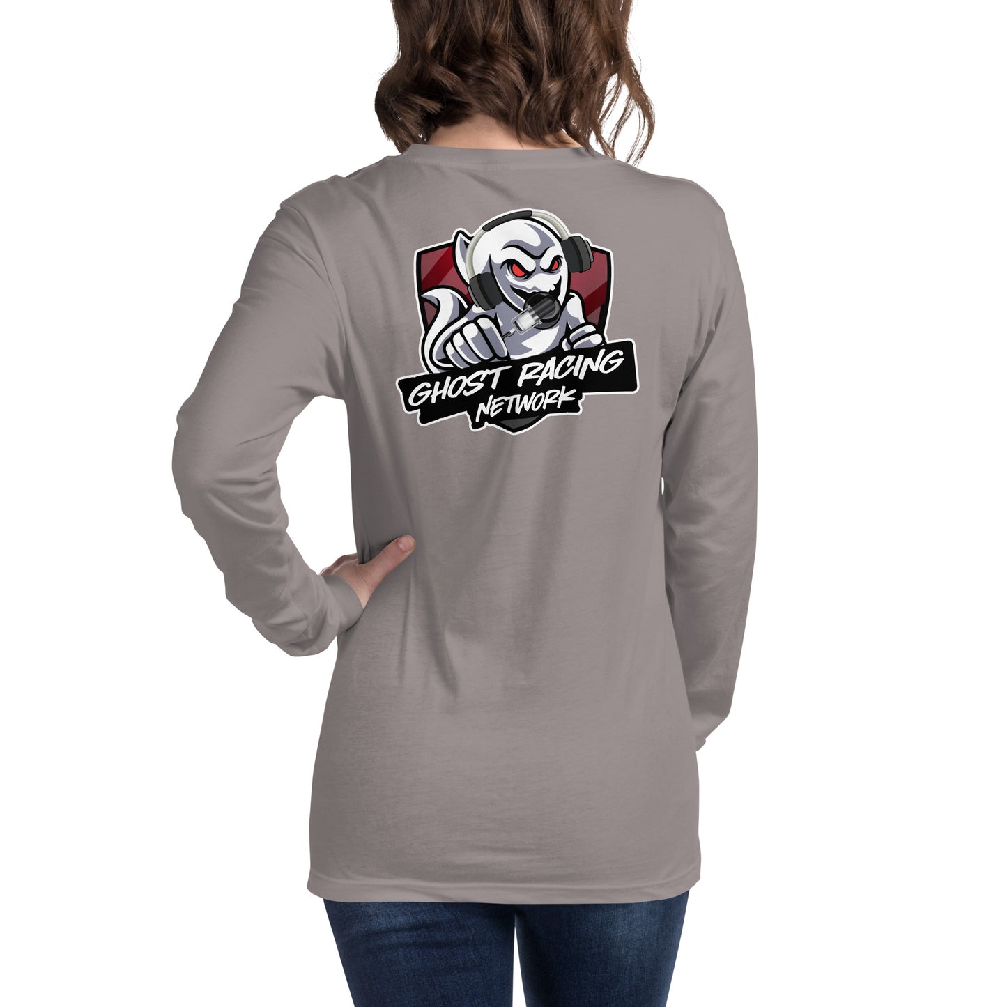 Ghost Racing Network Unisex Long Sleeve Tee | Bella + Canvas 3501