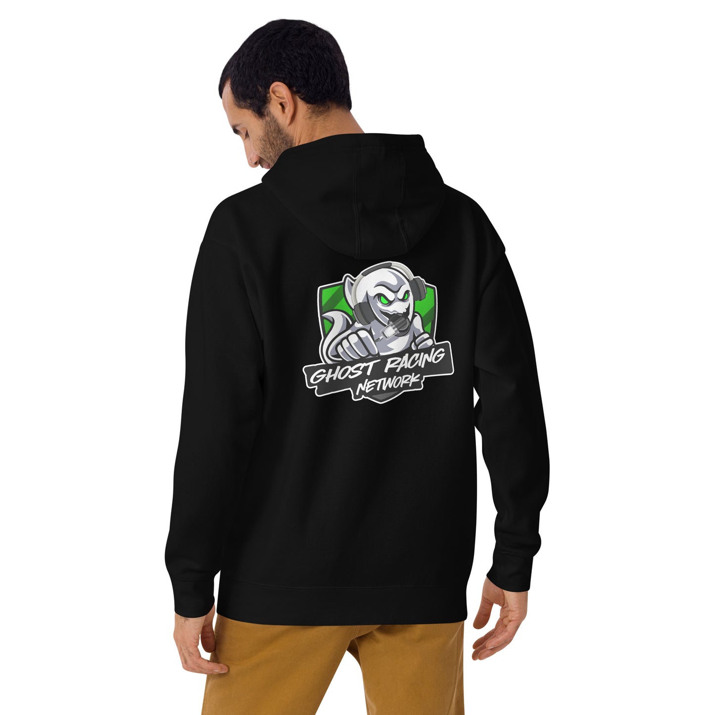 Green Ghost Racing Network Unisex Premium Hoodie | Cotton Heritage M2580
