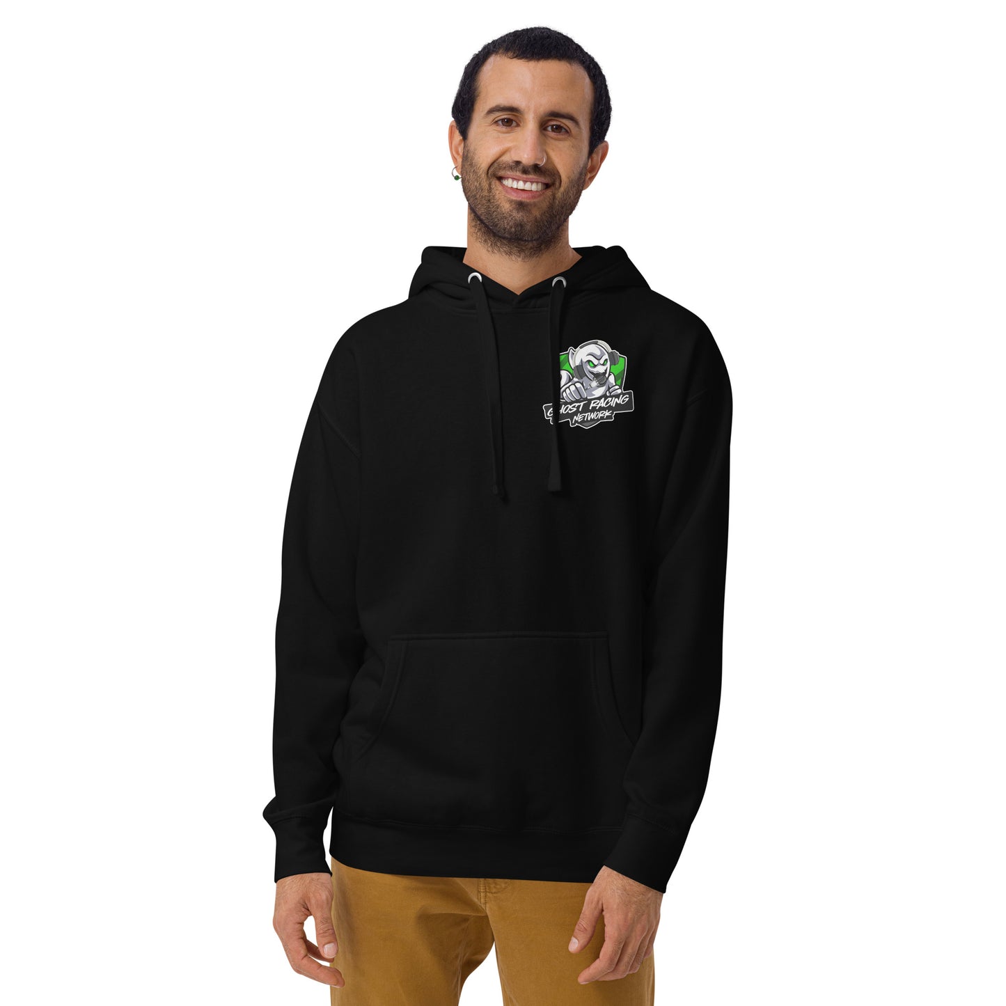 Green Ghost Racing Network Unisex Premium Hoodie | Cotton Heritage M2580
