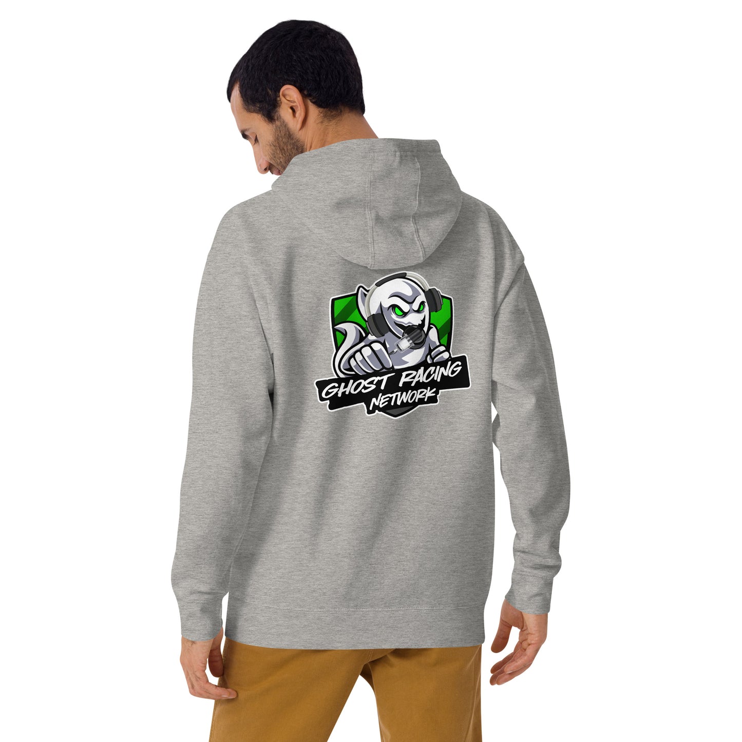 Green Ghost Racing Network Unisex Premium Hoodie | Cotton Heritage M2580