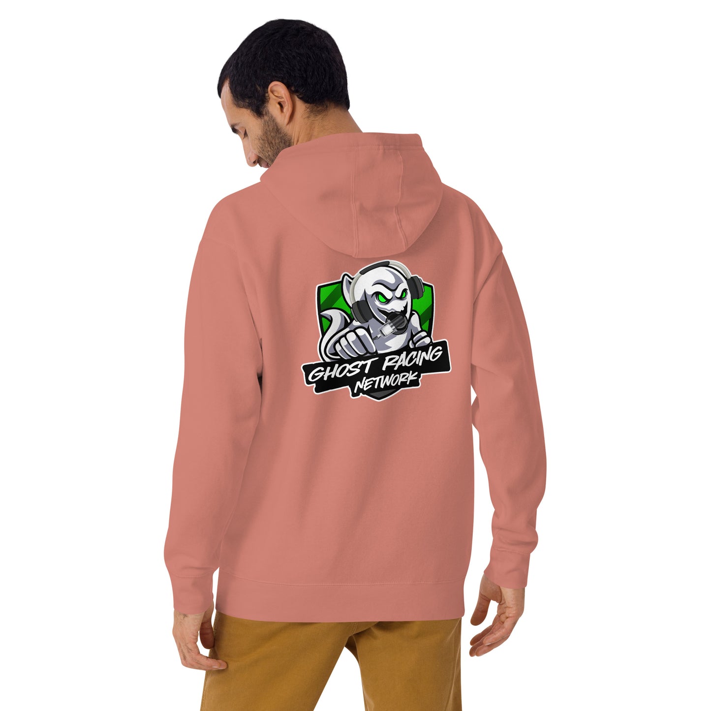 Green Ghost Racing Network Unisex Premium Hoodie | Cotton Heritage M2580