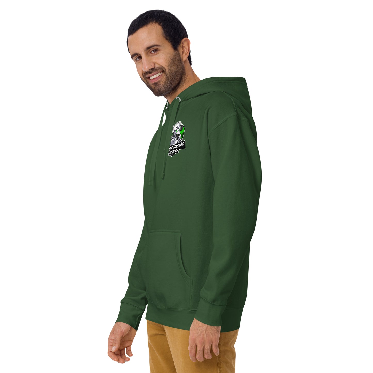 Green Ghost Racing Network Unisex Premium Hoodie | Cotton Heritage M2580