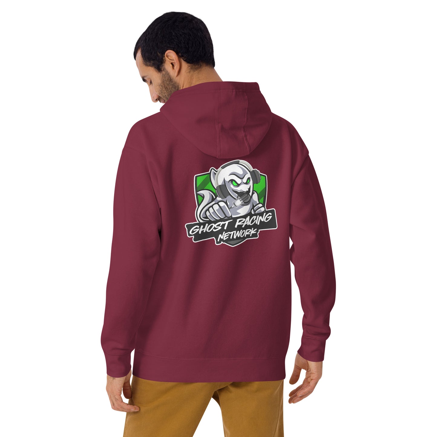 Green Ghost Racing Network Unisex Premium Hoodie | Cotton Heritage M2580