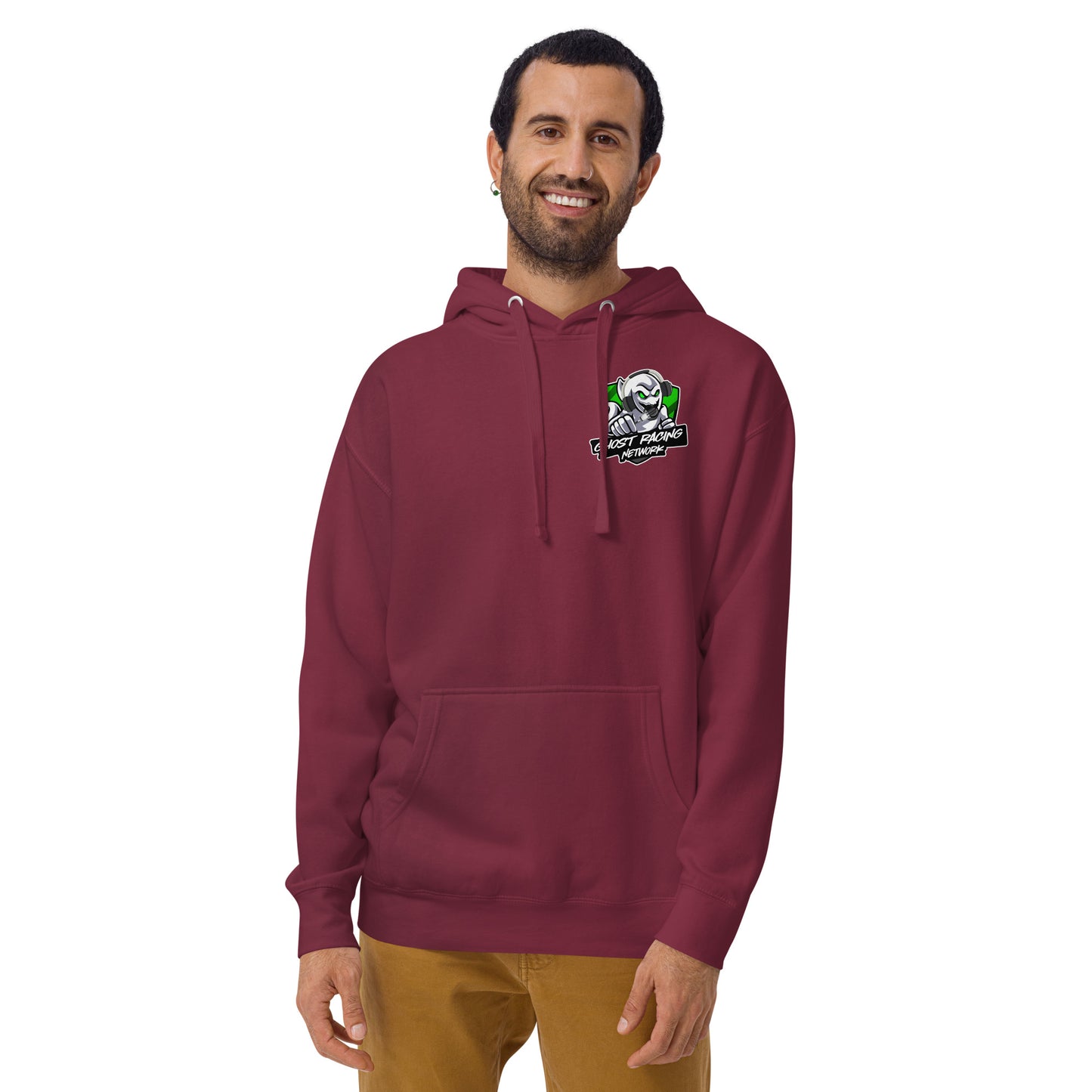 Green Ghost Racing Network Unisex Premium Hoodie | Cotton Heritage M2580