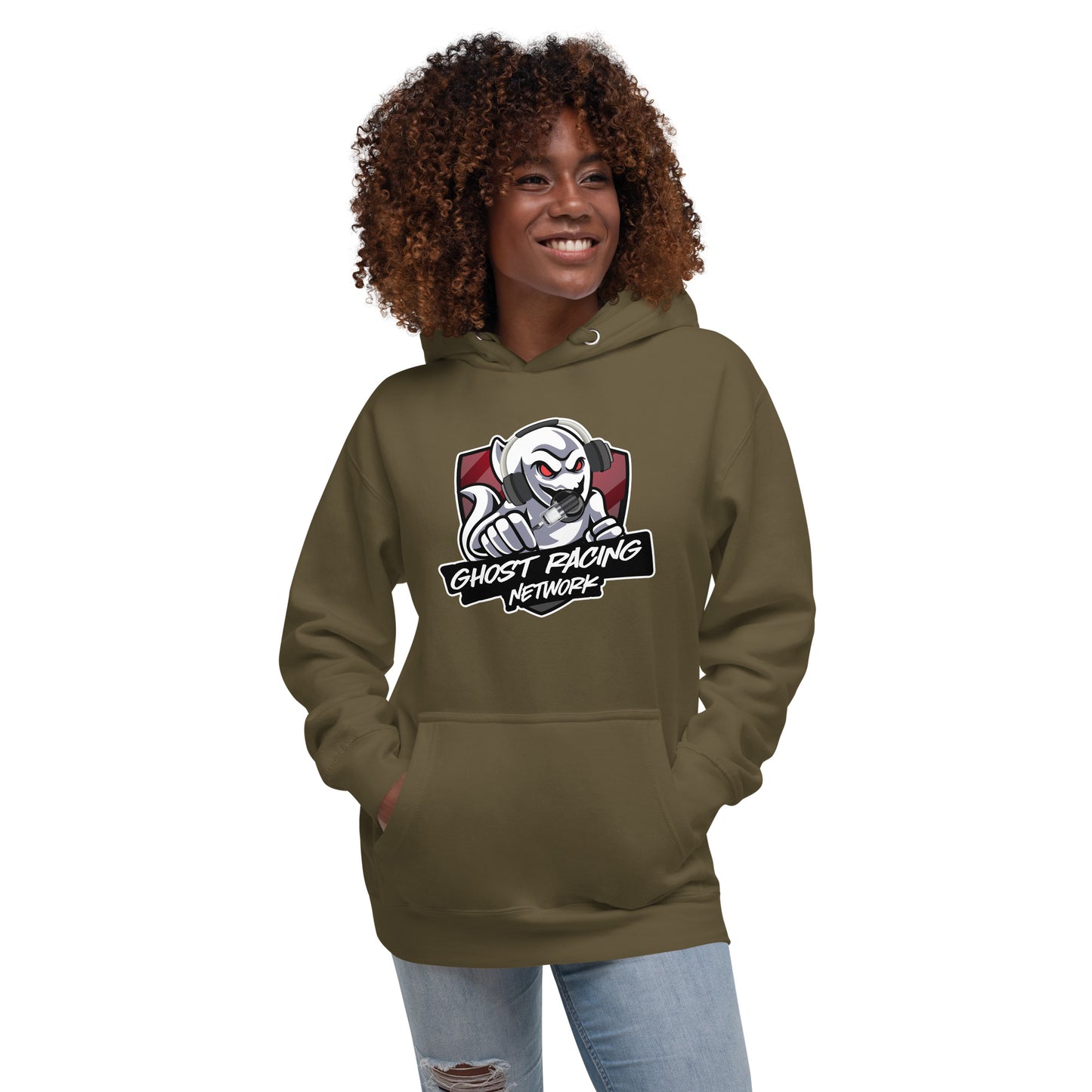 Ghost Racing Network Unisex Premium Hoodie | Cotton Heritage M2580