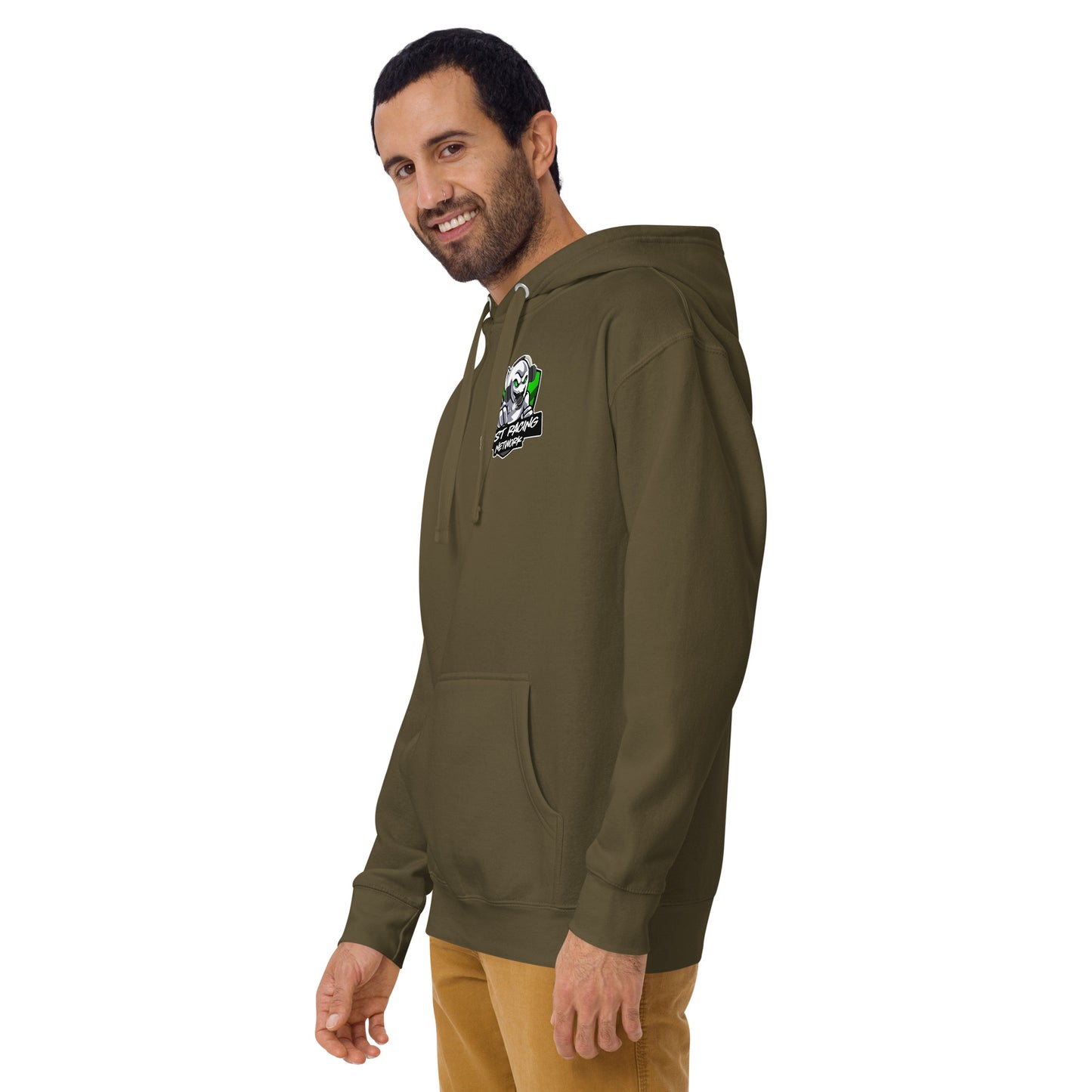 Green Ghost Racing Network Unisex Premium Hoodie | Cotton Heritage M2580
