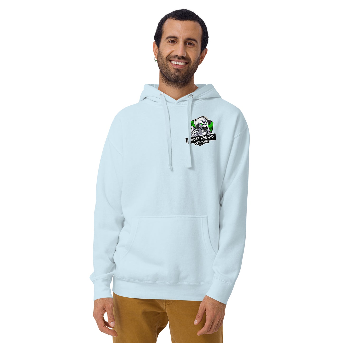 Green Ghost Racing Network Unisex Premium Hoodie | Cotton Heritage M2580