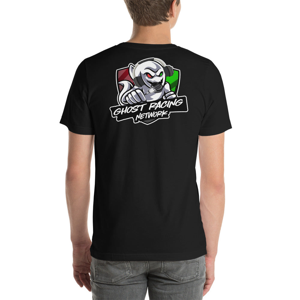 Mixed Ghost Racing Network Unisex t-shirt | Bella + Canvas 3001