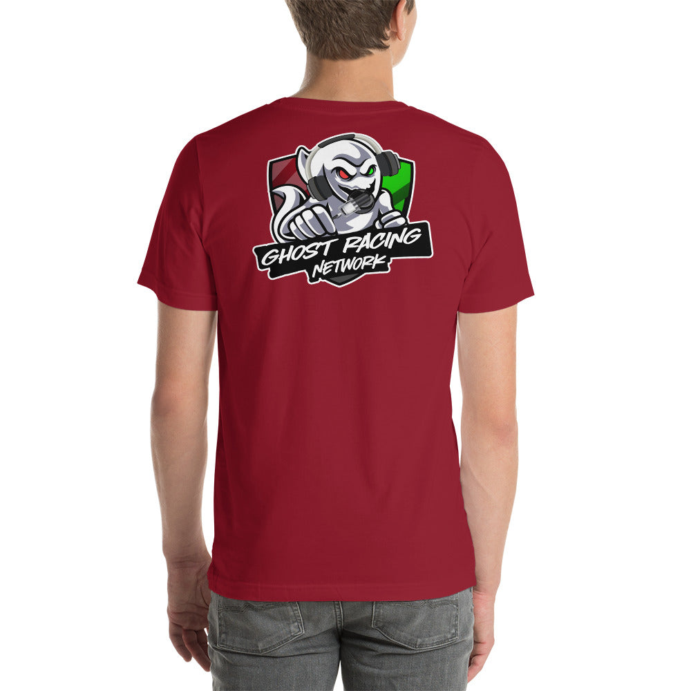 Mixed Ghost Racing Network Unisex t-shirt | Bella + Canvas 3001