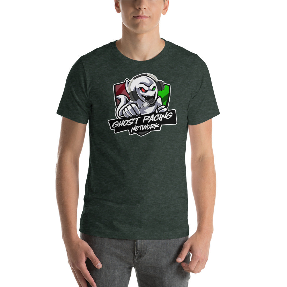 Mixed Ghost Racing Network Unisex t-shirt | Bella + Canvas 3001