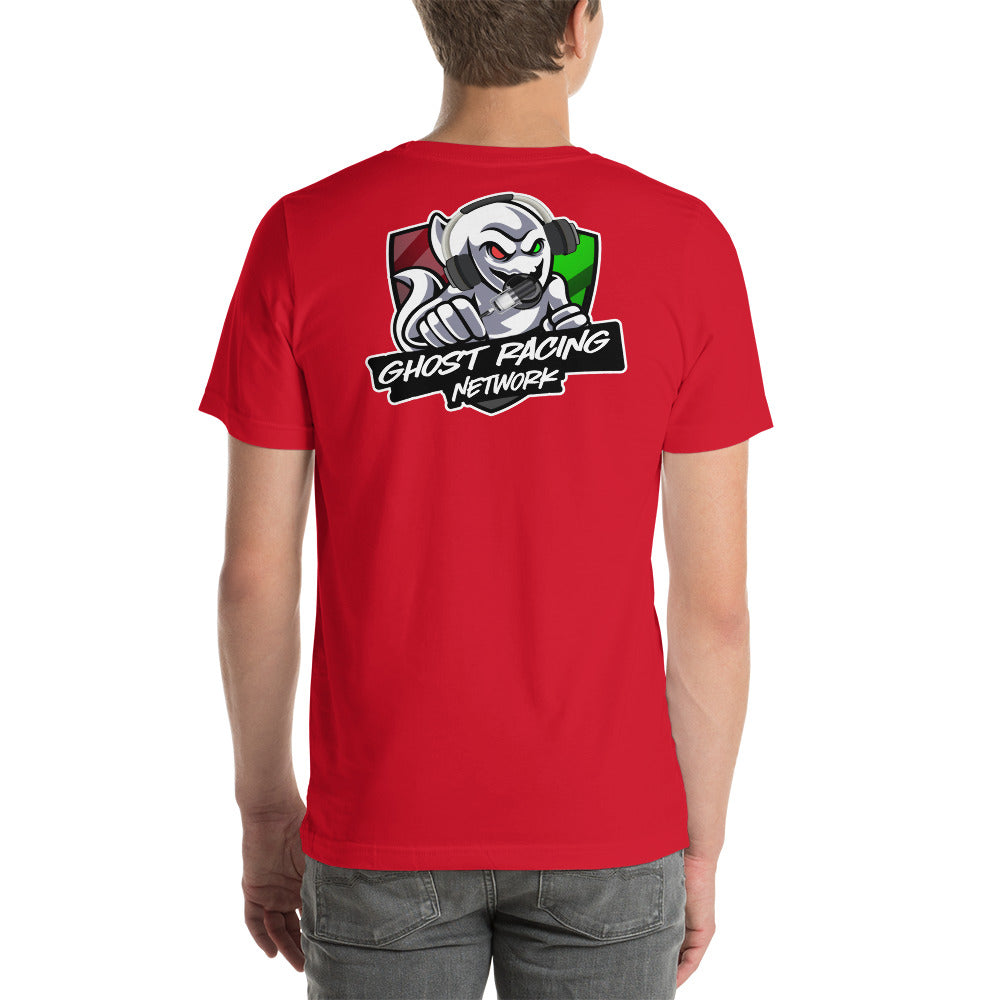 Mixed Ghost Racing Network Unisex t-shirt | Bella + Canvas 3001